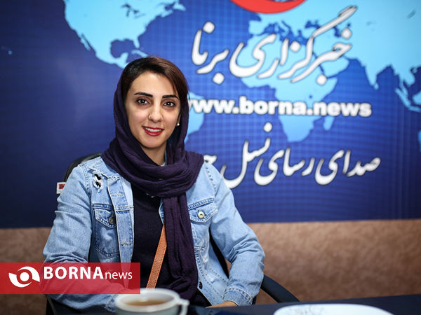 حضور " الناز رکابی " در خبرگزاری برنا