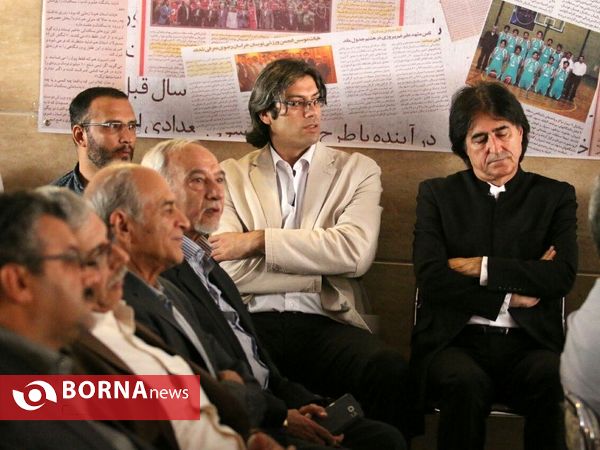 آیین رونمایی از پلاک افتخار علی عبد احد، خبرنگار و پیشکسوت رشته بسکتبال