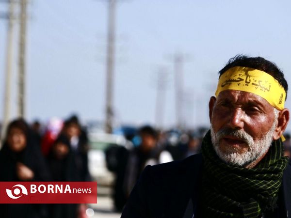 نمای نزدیک اربعینیون شلمچه