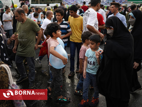 مهمانی ۱۰ کیلومتری به مناسبت عید غدیر