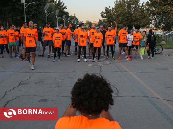 ثبت رکورد ۱۰۰ روز مداوم ماراتن