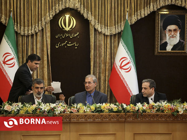نشست خبری دولت درباره کاهش تعهدات برجامی ایران
