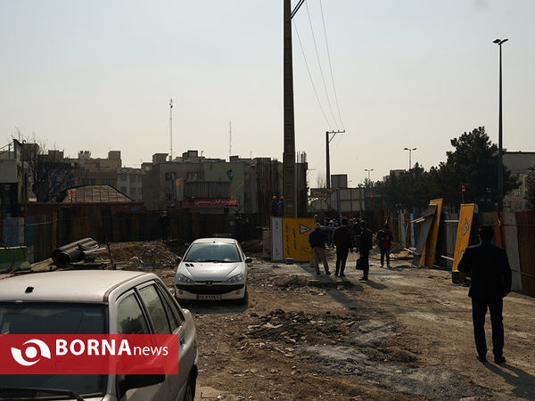 احداث پلهای غیرهمسطح بزرگراه شهید باقری