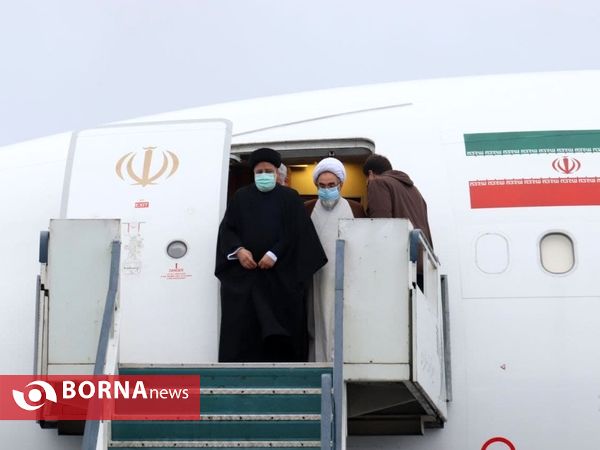 ورود رییس جمهور به رشت