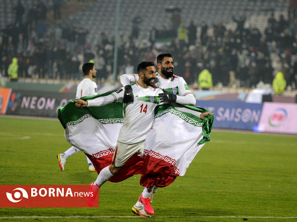 دیدار تیم های فوتبال ایران - عراق