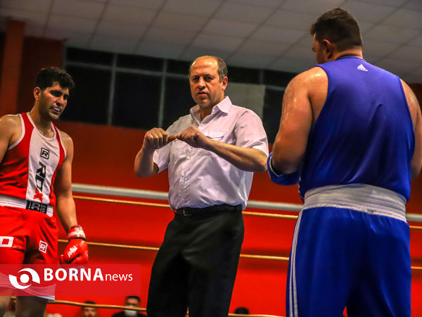 مسابقات بوکس قهرمانی بزرگسالان استان مرکزی