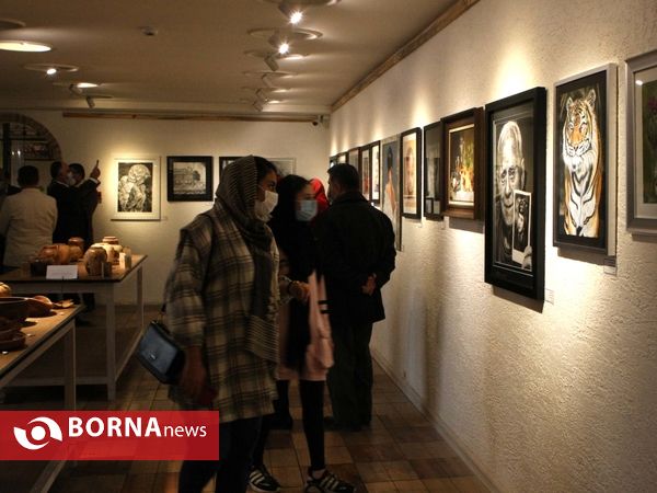 افتتاحییه نمایشگاه نقاشی های هنرمندان هنرکده کاندینسکی