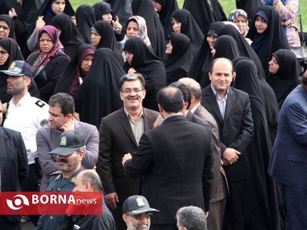 تشییع پیکر جان‌باختگان گیلانی فاجعه منا در رشت