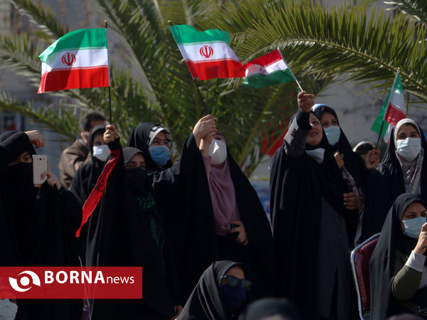 راهپیمایی خودرویی 22 بهمن در شیراز