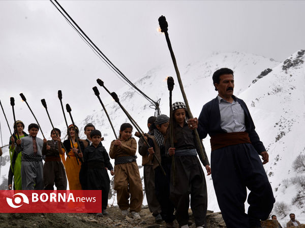 جشن نوروز در روستای شیان سنندج