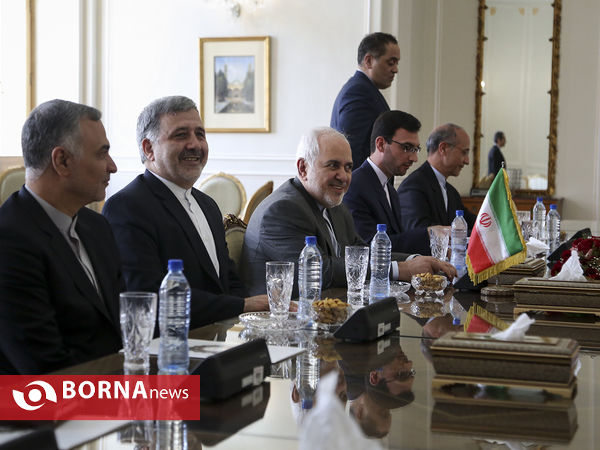 دیدار وزیر خارجه عمان با محمدجواد ظریف