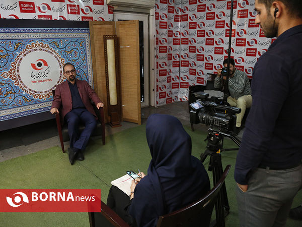 حضور حجت نظری در خبرگزاری برنا