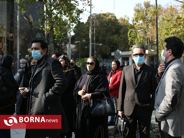 مراسم وداع با پورنگ پورشیرازی