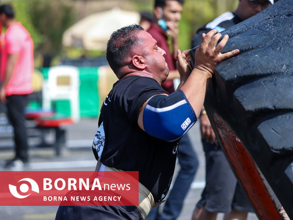 روز نخست مسابقات قویترین مردان کارگری