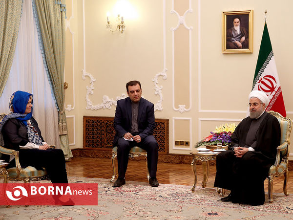 دیدار دکتر روحانی با وزیر امور خارجه استونی