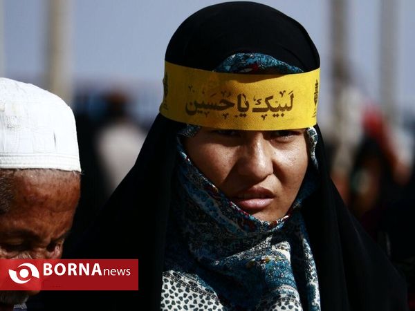 نمای نزدیک اربعینیون شلمچه