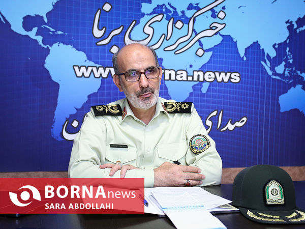 حضور فرمانده قرارگاه مرکزی مهارت آموزی نیروهای مسلح در خبرگزاری برنا