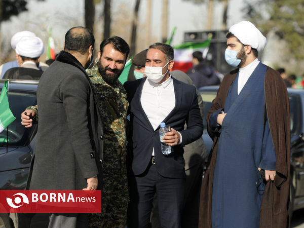 رژه نیروی های موتوری و خودرویی 22 بهمن- شهرستان قدس