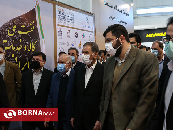 بازدید جهانگیری از نمایشگاه بین المللی نفت، گاز، پالایش و پتروشیمی