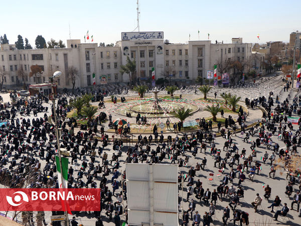راهپیمایی خودرویی 22 بهمن در شیراز