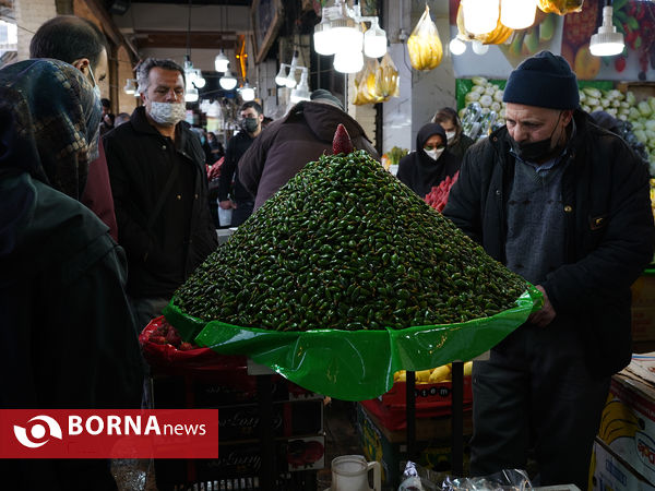 میدان تجریش تهران در آستانه سال نو