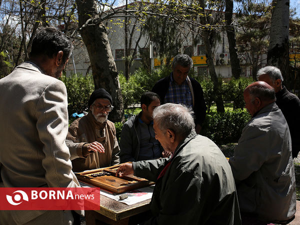 سیزده به در در پارک لاله تهران