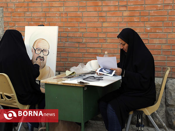 مراسم گلباران محل شهادت استاد مطهری