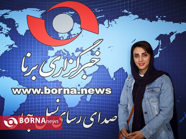حضور " الناز رکابی " در خبرگزاری برنا