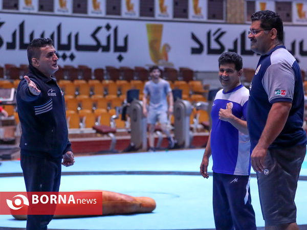 تمرین تیم ملی کشتی فرنگی