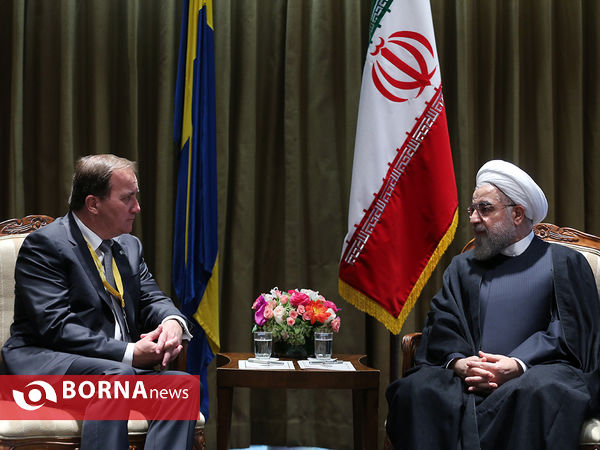دیدار رئیس جمهوری  با نخست وزیر سوئد