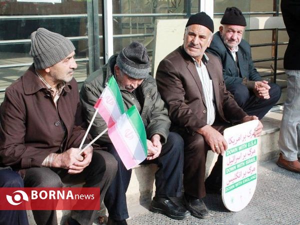 مراسم راهپیمایی 22 بهمن در شهرستان قدس