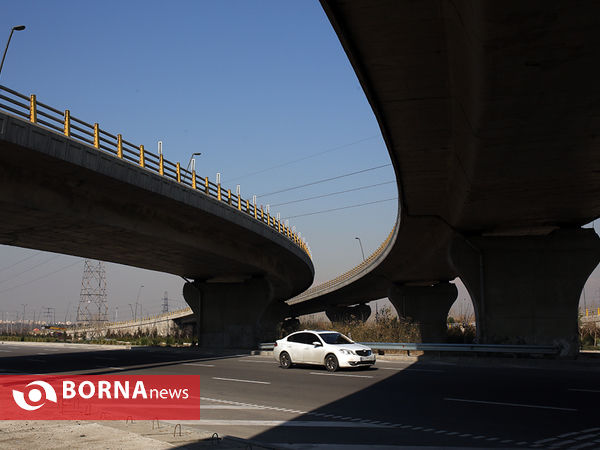 بازدید از اتوبان شهید نجفی رستگار