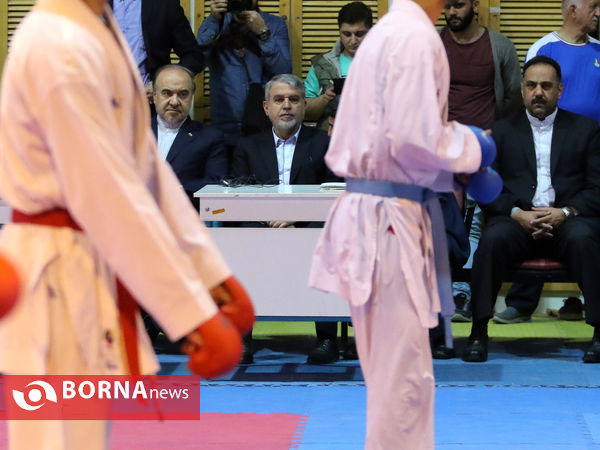 بازدید وزیر ورزش و رئیس کمیته ملی المپیک از اردوی تیم ملی کاراته