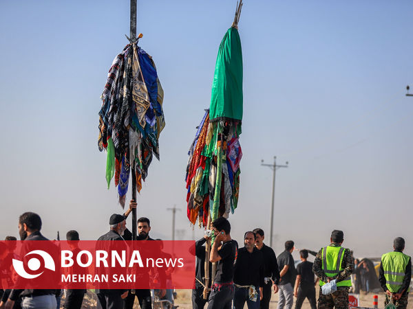عزاداری مردم روستای کارچان در روز تاسوعا