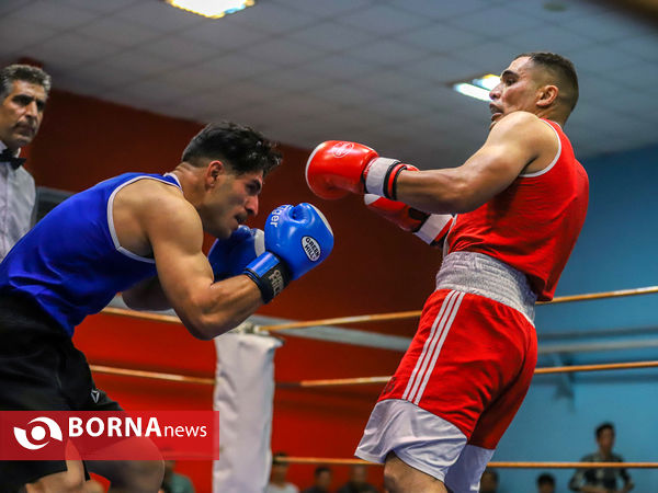 مسابقات بوکس قهرمانی بزرگسالان استان مرکزی