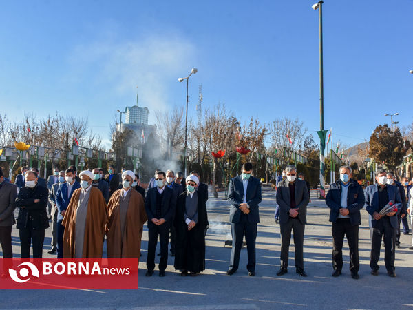 گلباران گلزار شهدای اراک