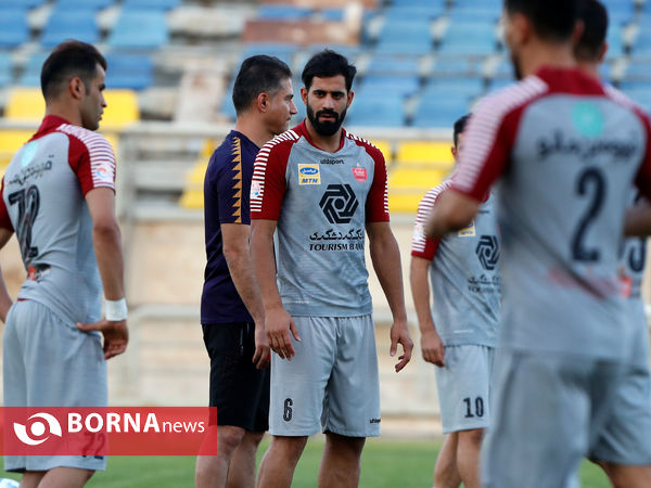 تمرین تیم فوتبال پرسپولیس تهران