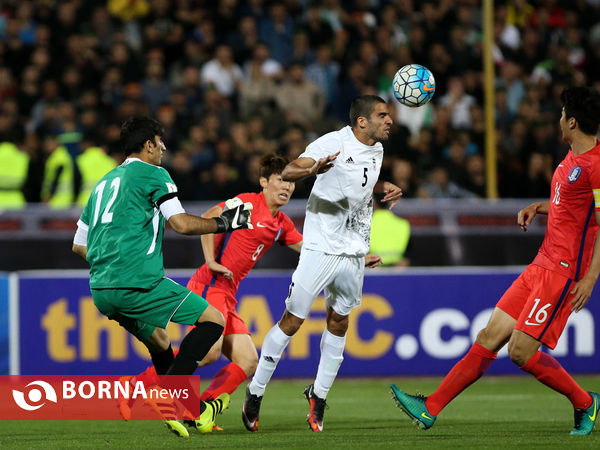 در حاشیه دیدار تیمهای  فوتبال ایران - کره جنوبی