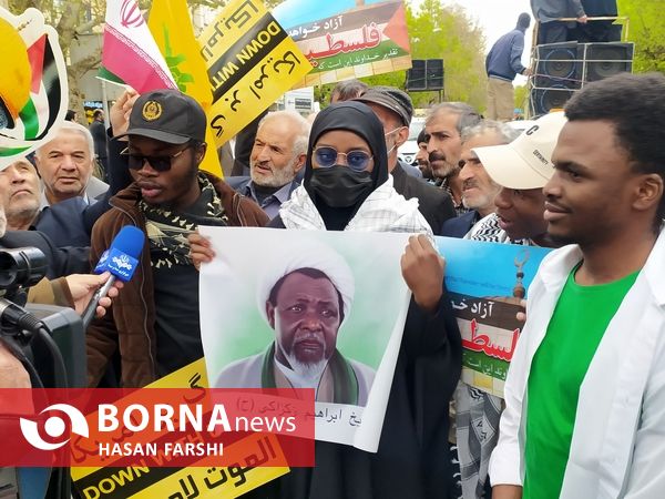 راهیمایی روز قدس در همدان