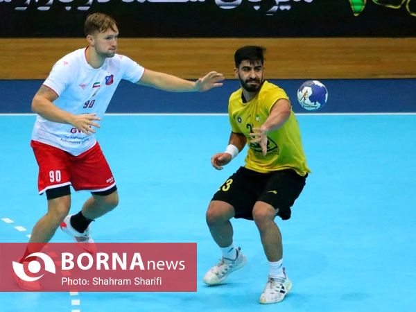 دیدار تیم های هندبال الکویت کویت - سپاهان