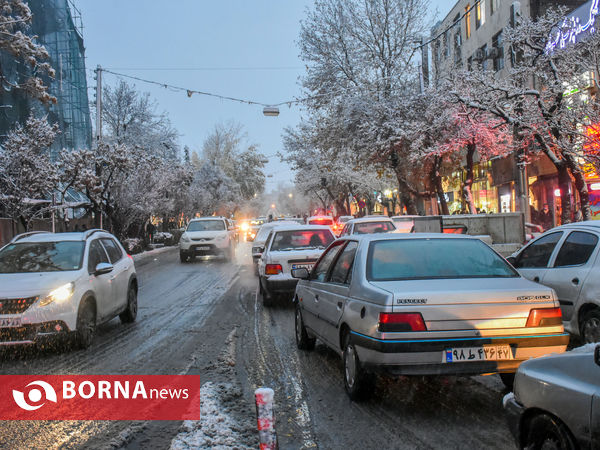 چهره زمستانی اراک در آخرین ماه پاییز