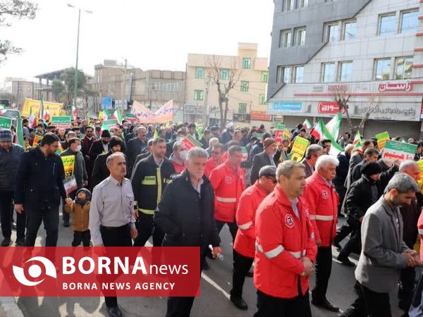 راهپیمایی 22 بهمن شهرستان بهارستان