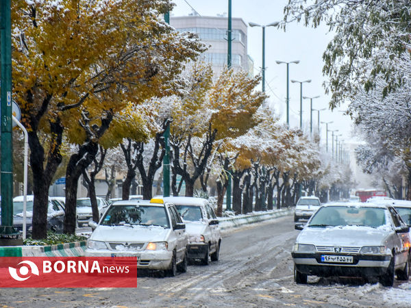 چهره زمستانی اراک در آخرین ماه پاییز