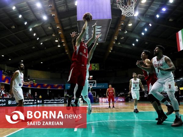 دیدار تیم های بسکتبال ایران - ژاپن