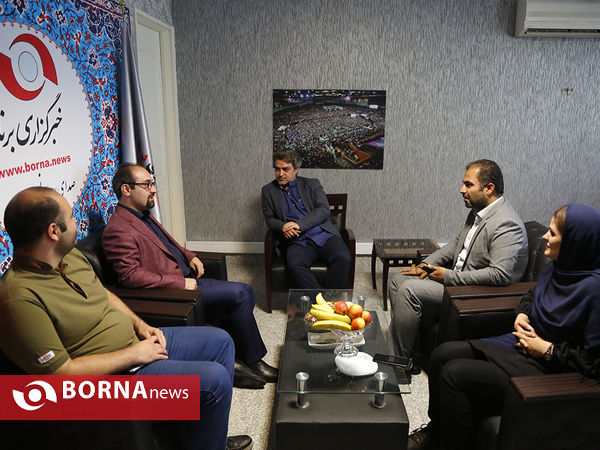 حضور حجت نظری در خبرگزاری برنا