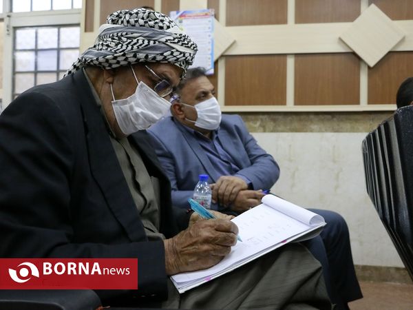 نشست هم اندیشی ستاد کرونا با مشایخ و سران عشایر آبادان