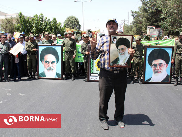 راهپیمایی روز قدس - سمنان