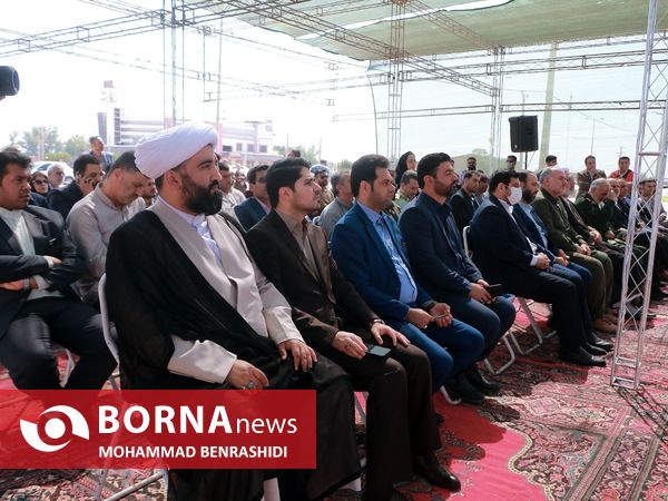 مراسم کلنگ زنی پارک 20 هکتاری خلیج فارس آبادان