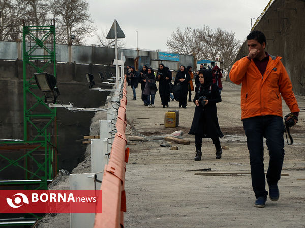 بازدید دانشجویان دانشکده خبرنگاران از روند آغاز عملیات خط 3 قطار شهری مشهد