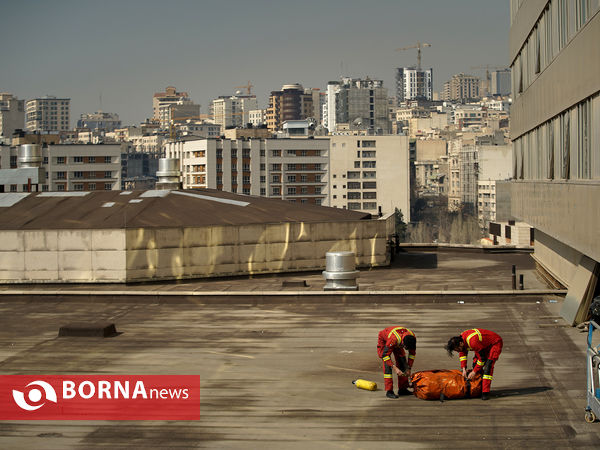 مانور آتش‌نشانی تهران